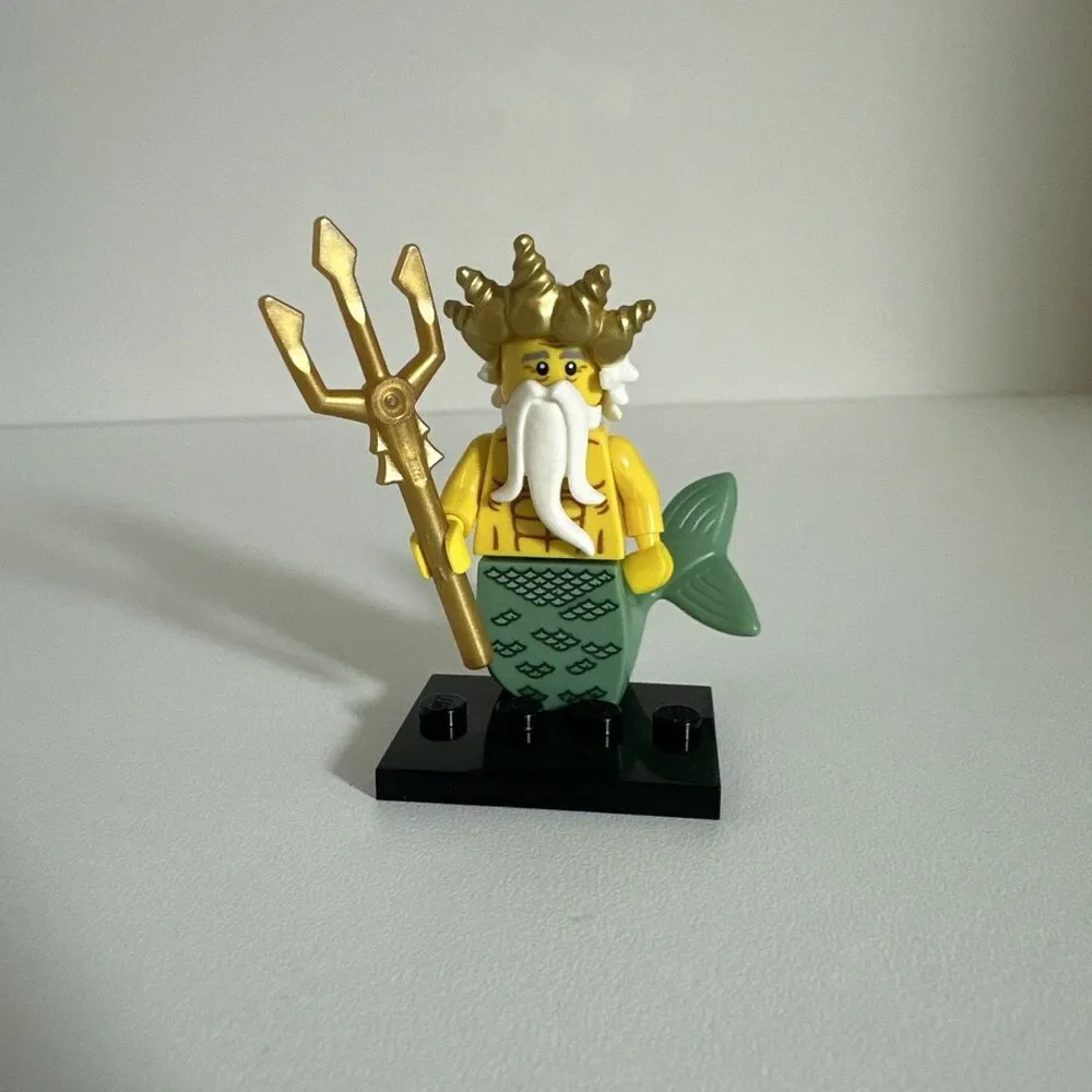 LEGO Ocean King Minifigures Series 7 #8831 CMF Merman Trident Poseidon Mermaid